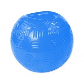 Hračka DOG FANTASY Strong míček gumový modrý 8,9 cm 1ks