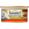 Gourmet Gold konzerva hovězí a kuře v rajčat.omáčce 85 g