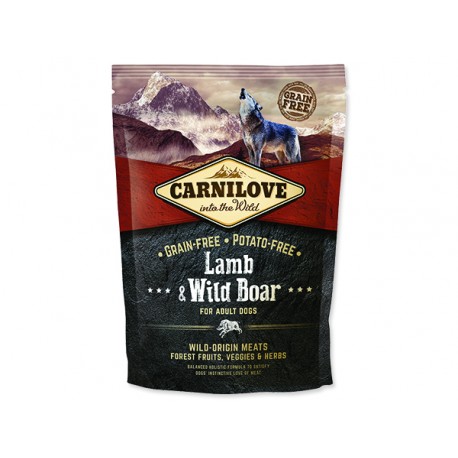 CARNILOVE Lamb & Wild Boar for Dog Adult 1,5kg