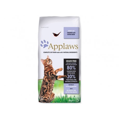 Krmivo APPLAWS Dry Cat Chicken with Duck 2kg