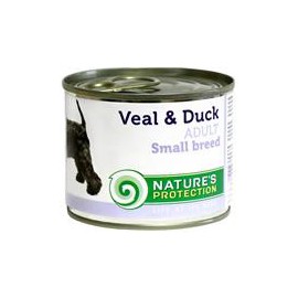 Nature's Protection Dog konzerva Small telecí/kachna 200 g