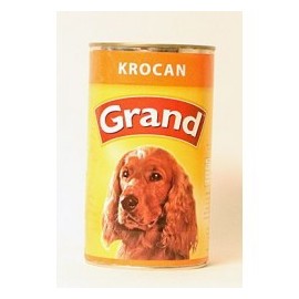 GRAND konzerva pes krocaní 1300 g