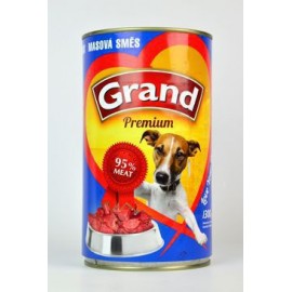 GRAND konzerva pes masová směs 1300 g