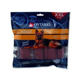 Snack ONTARIO Dog Dry Lamb Fillet 500g