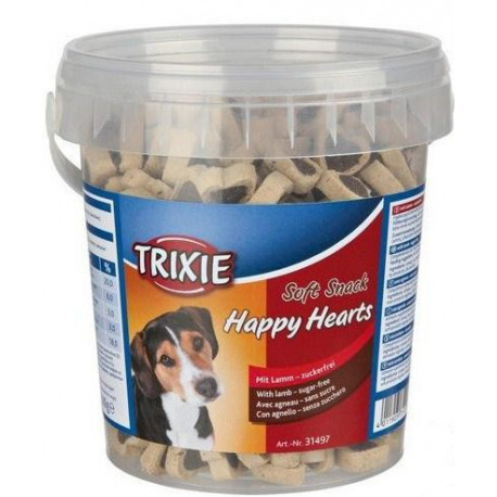 Trixie Soft Snack Happy Hearts srdíčka jehněčí 500g TR