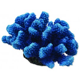Dekorace AQUA EXCELLENT Mořský korál modrý 14,5 x 10,5 x 7,4 cm 1ks