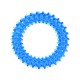 Hračka DOG FANTASY kroužek vroubkovaný modrý 7 cm 1ks
