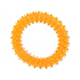 Hračka DOG FANTASY kroužek vroubkovaný oranžový 7 cm 1ks