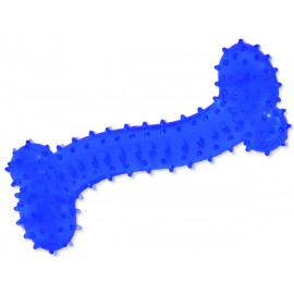 Hračka DOG FANTASY kost gumová modrá 11 cm 1ks