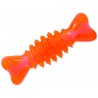 Hračka DOG FANTASY kost gumová oranžová 12 cm 1ks