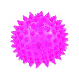 Hračka DOG FANTASY míček LED růžový 6 cm 1ks