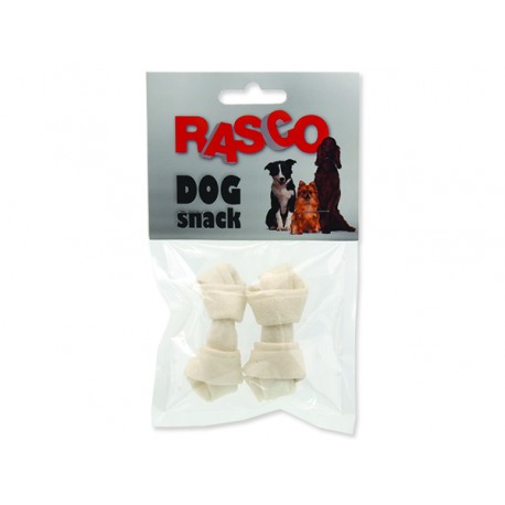 Uzle RASCO Dog buvolí bílé 6,25 cm 2ks