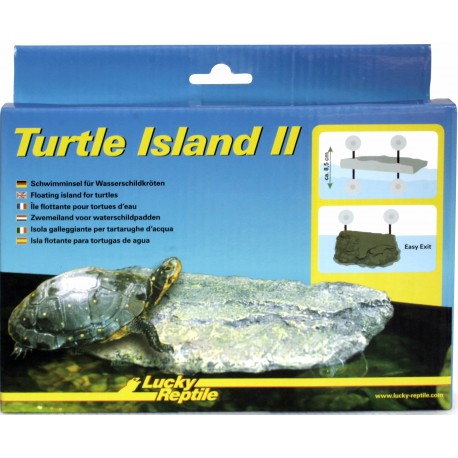 Lucky Reptile Turtle Island II velký, cca 39x21x5 cm
