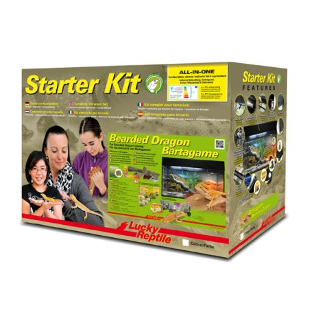 Lucky Reptile Starter Kit Bearded Dragon 80x40x52 cm bílé