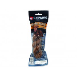 Snack ONTARIO Dog Rawhide Twisted Stick 15 cm 1ks