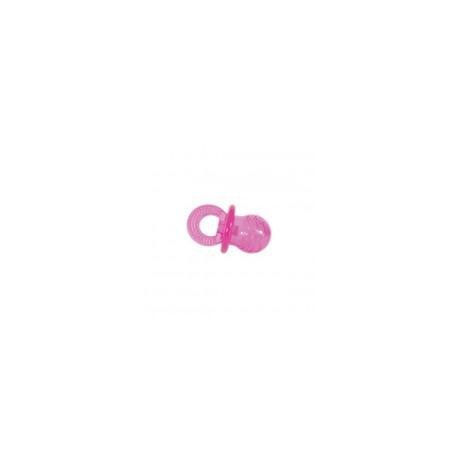 Hračka pes dudlík TRP PACIFIER 7cm růžová Zolux