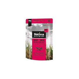 Nativia Dog REAL Meat Beef & Rice 8 kg