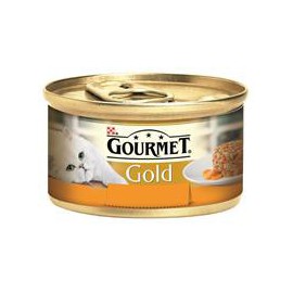 Gourmet Gold cat konz.-Savoury Cake kuře,mrkev 85 g