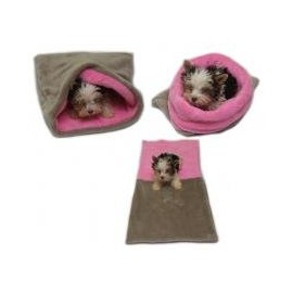 Marysa pelíšek 3v1 pro štěňátka/koťátka, béžový/světle růžový