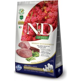 N&D GF Quinoa DOG Weight Mnmgnt Lamb & Broccoli 2,5kg