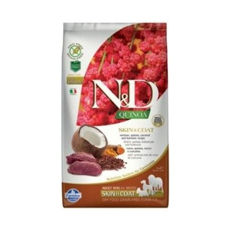 N&D GF Quinoa DOG Skin&Coat Venison & Coconut 2,5g