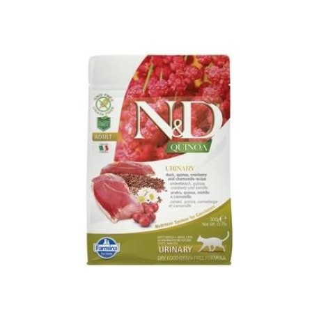 N&D GF Quinoa CAT Urinary Duck & Cranberry 300g