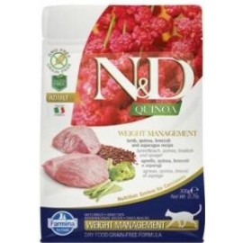 N&D GF Quinoa CAT Weight Mngmnt Lamb & Broccoli 300 g