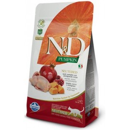 N&D GF Pumpkin CAT NEUTERED Quail & Pomegranate 1,5 kg