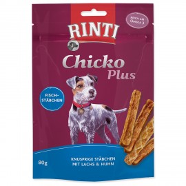 Pochoutka RINTI Extra Chicko Plus losos + kuře 80g