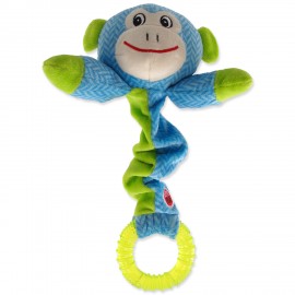 Hračka LET`S PLAY Junior opice modrá 30 cm 1ks