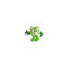 Hračka pes Monster Friend zelený plyš 21 cm 1 ks