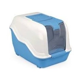 WC kočka NETTA kryté s filtrem modrá 53x39x40 cm
