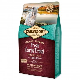 CARNILOVE Fresh Carp & Trout Sterilised for Adult cats 2kg