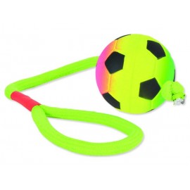 Hračka TRIXIE míček neonový na provaze 30 cm 1ks